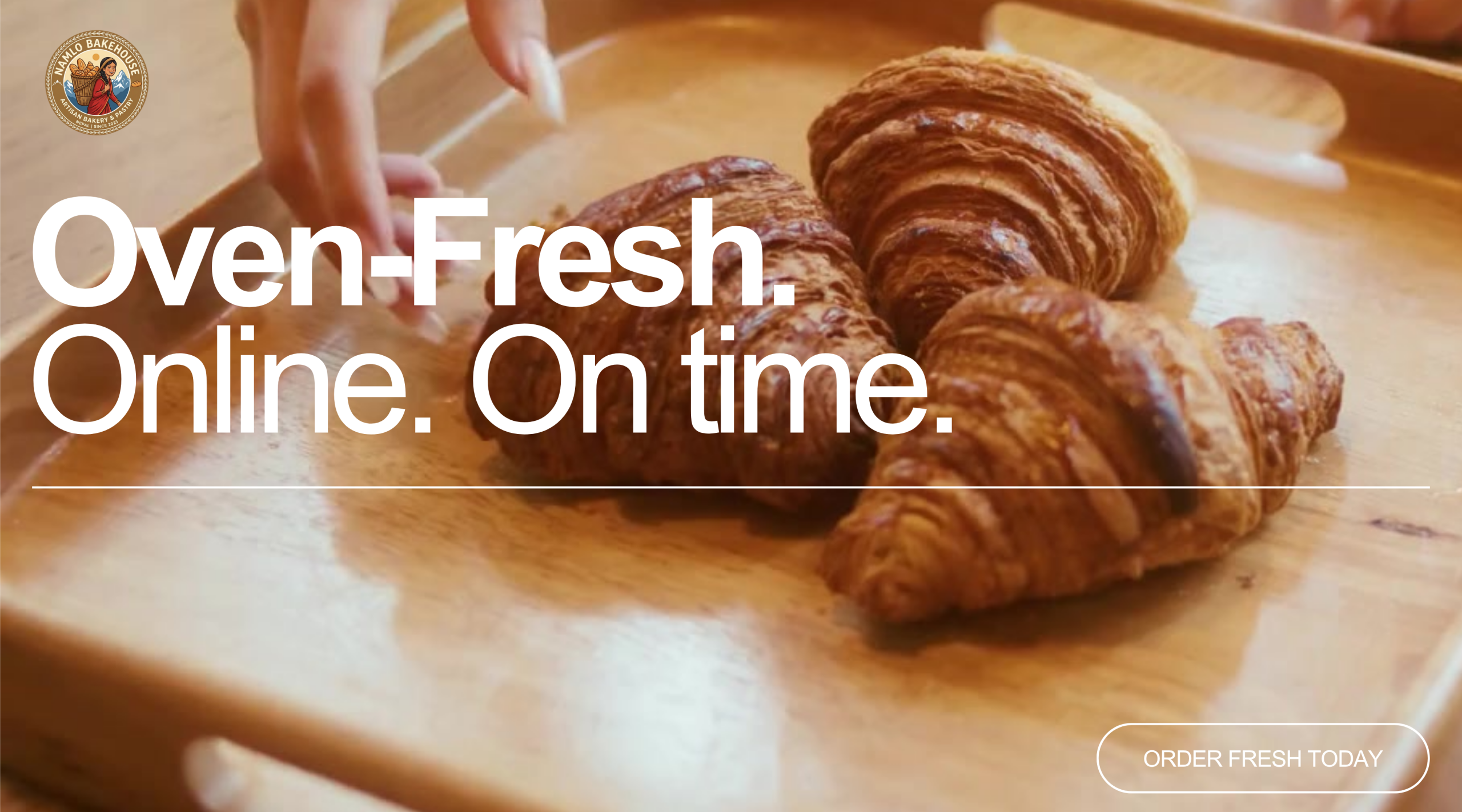 Oven Fresh Website Mockup of fly digital