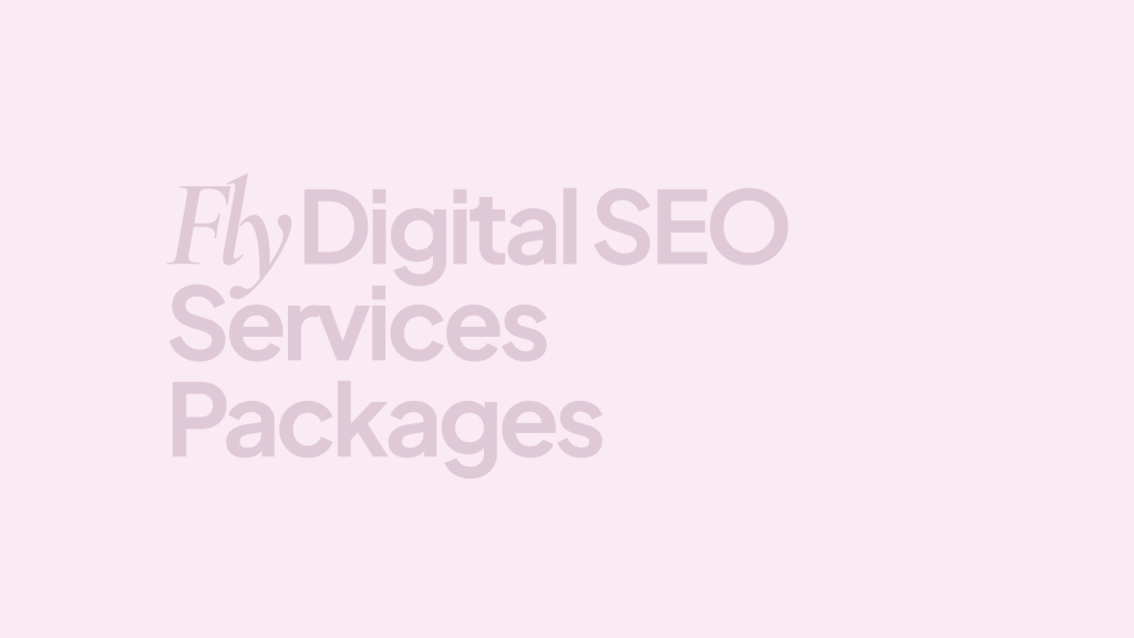 Fly Digital SEO Service Package