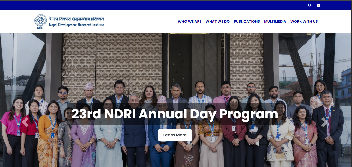 NDRI Fresh Website Mockup of fly digital