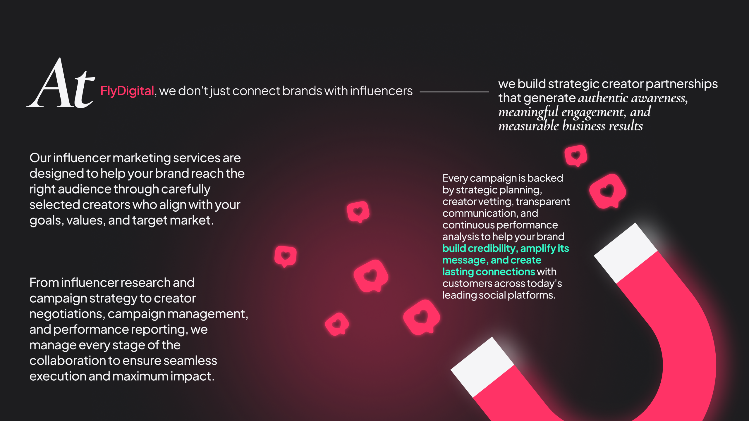 How Fly Digital run influencer marketing campaign