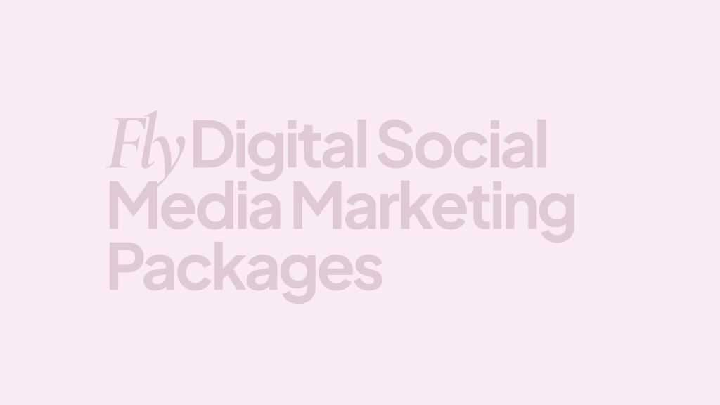 Social Media Marekting Pricing of Fly Digital