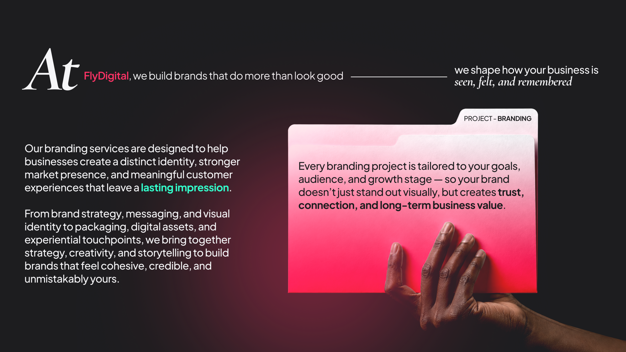 What Fly Digital Do in Branding