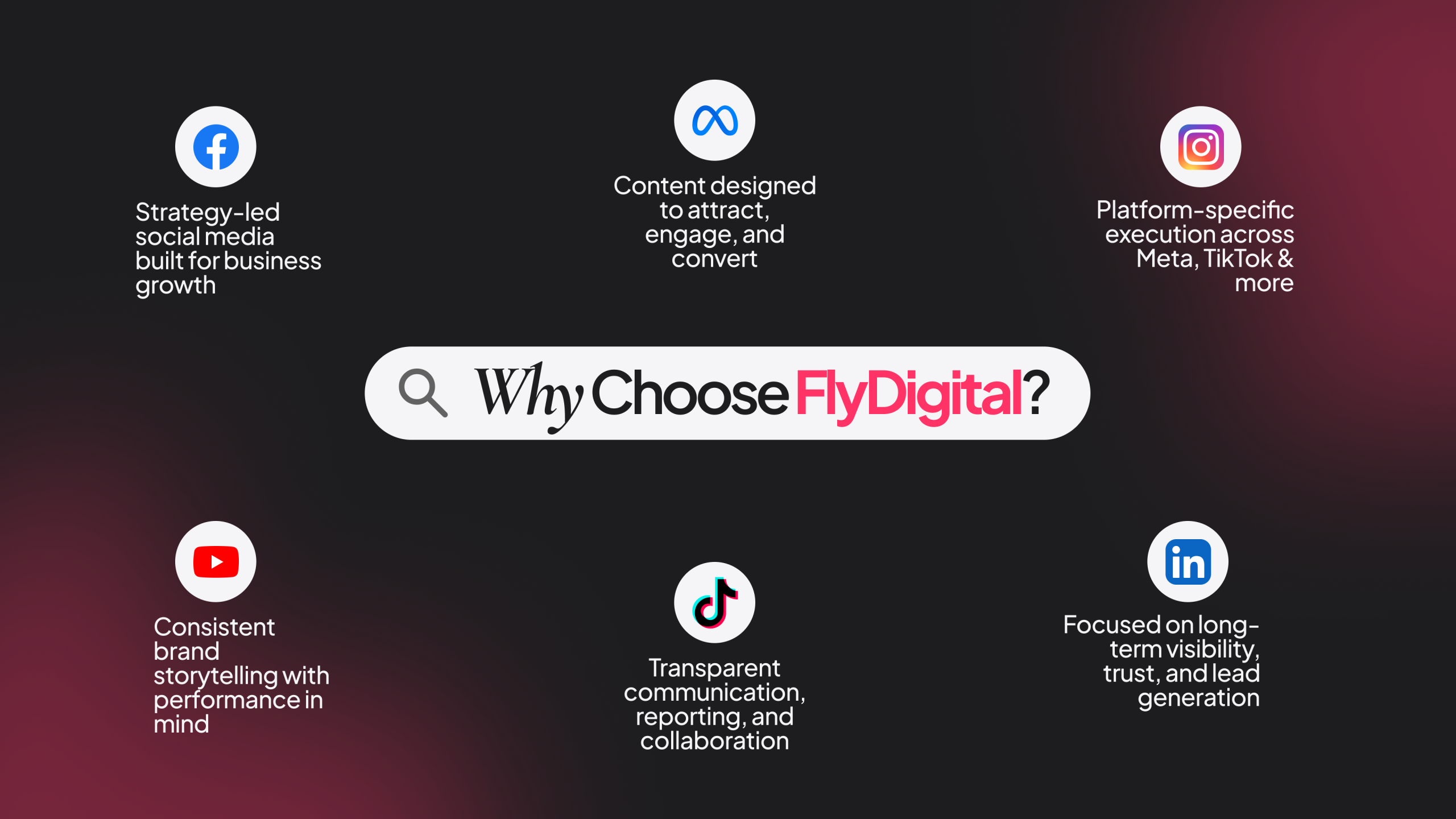 Why Choose Fly Digital for your social media marketing